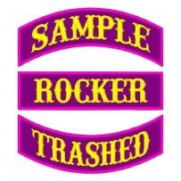 6" Custom Rocker Patch -as low as $3.00